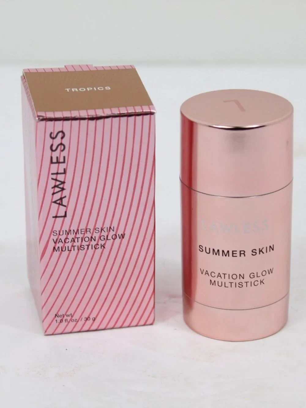 LAWLESS SUMMER SKIN VACATION GLOW MULTISTICK 1 OZ TROPICS GLAMOUR CHIC VEGAN